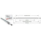 TIEDOWN 59.50" Galvanized Square Trailer Axle (1,500 lb.) #G-46061