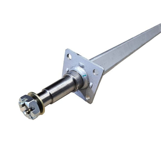 CONTINENTAL 91.25-Inch Square Galvanized Trailer Axle (3,500 lbs) #513-0960