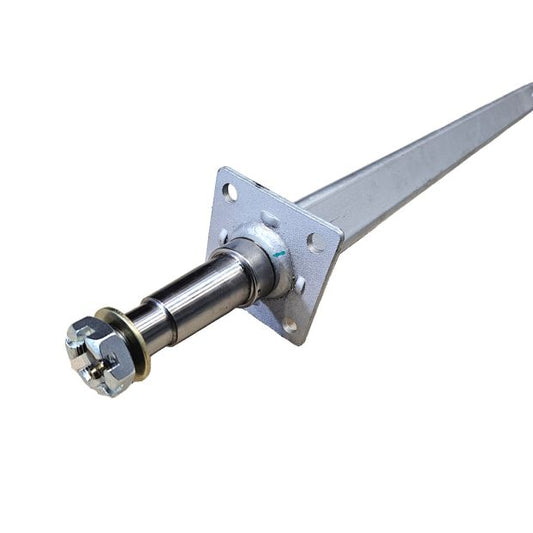 CONTINENTAL 97.25-Inch Square Galvanized Trailer Axle (3,500 lb.) Model #513-0020