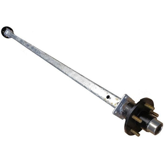 KARAVAN - KNOTT 53" Galvanized Trailer Axle (1,500 lbs) Model #310-00333-GL