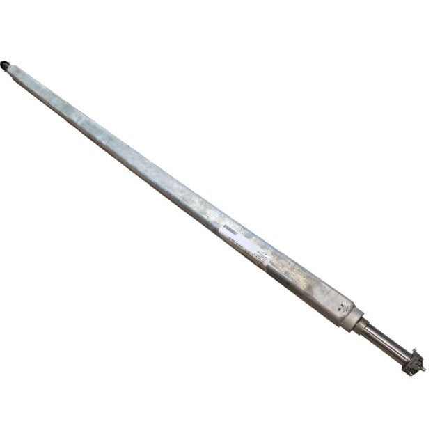 trailer axle on a white background